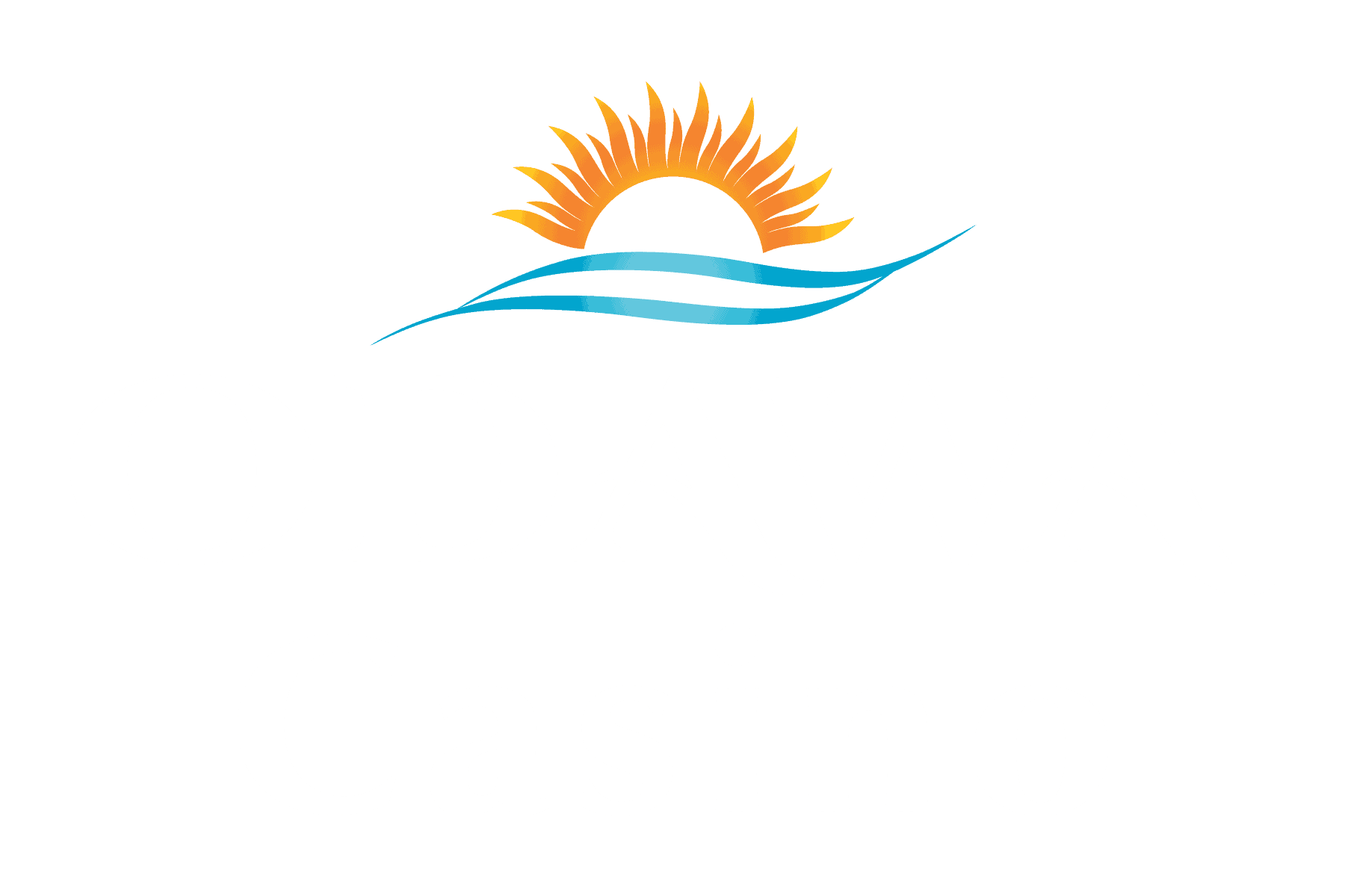 Sunset over Odawa Casino & Resort logo with vibrant colors and scenic background.