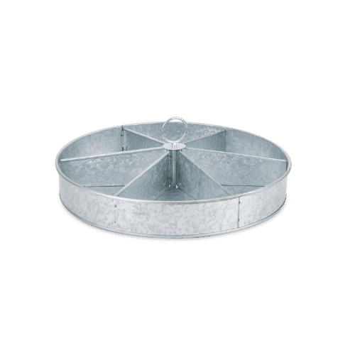 Metal lottery wheel for casino games.