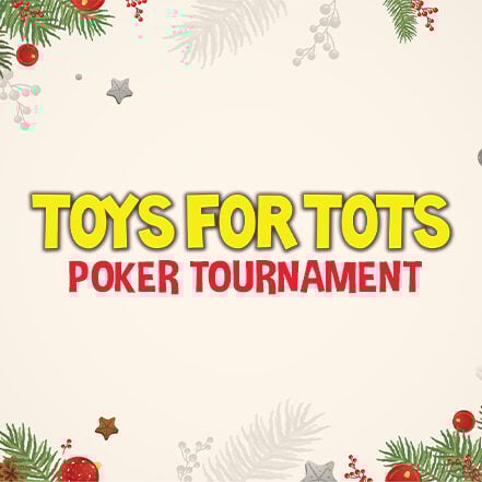 Toys for Tots poker tournament at Odawa Casino & Resort, benefiting children's charity.