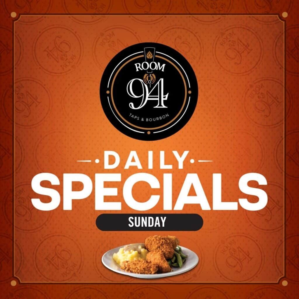 Odawa Casino daily specials for Sunday featuring food and gaming offers.