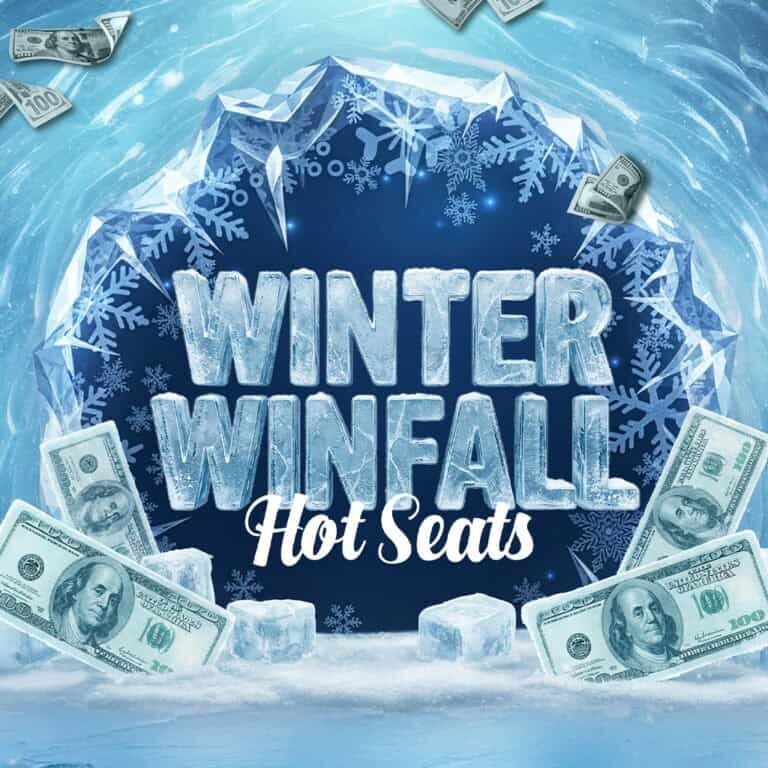 Ice-themed casino promotion at Odawa Casino & Resort with cash prizes and hot seats.