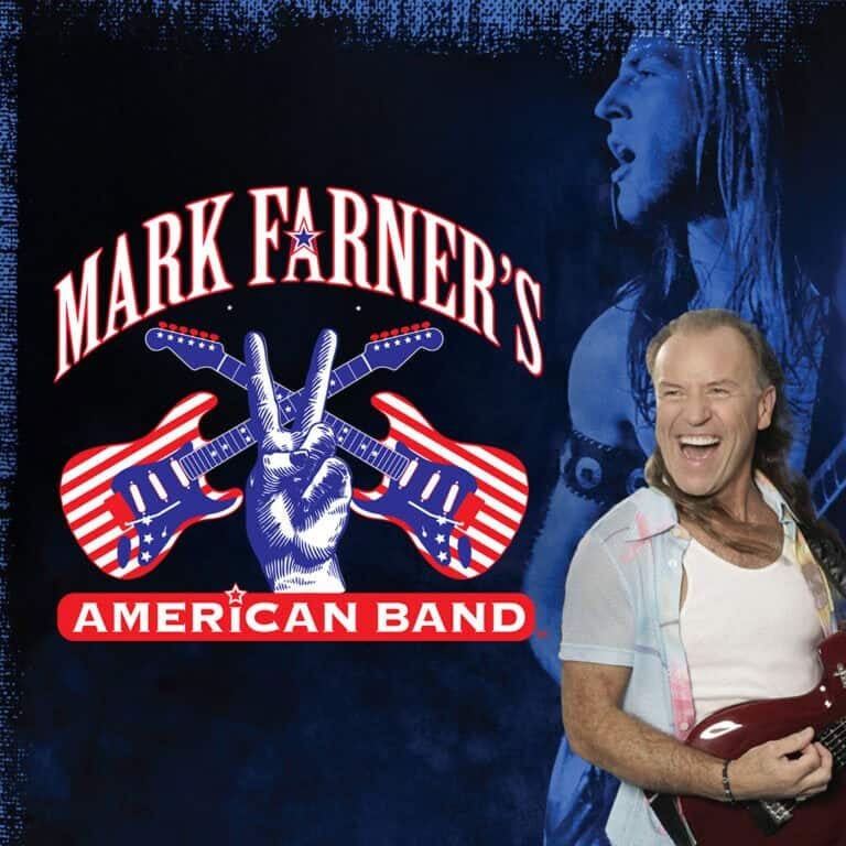 High-energy performance by Mark Farner’s American Band at Odawa Casino & Resort, featuring classic rock hits and guitar solos.