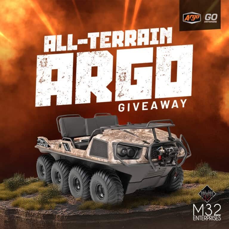 All-terrain ARGO vehicle for outdoor adventures at Odawa Casino & Resort.