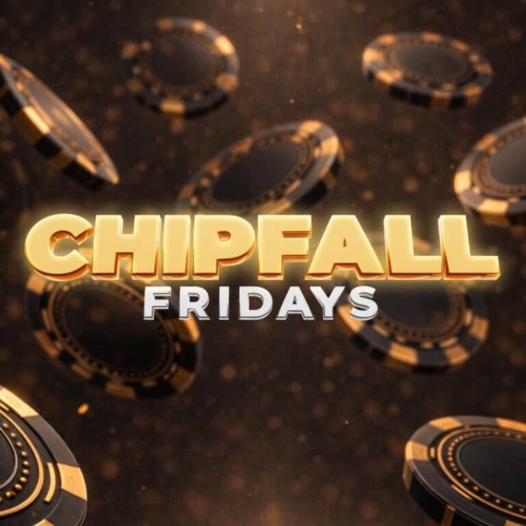 ChipFall Fridays casino event at Odawa Casino & Resort with poker chips flying.