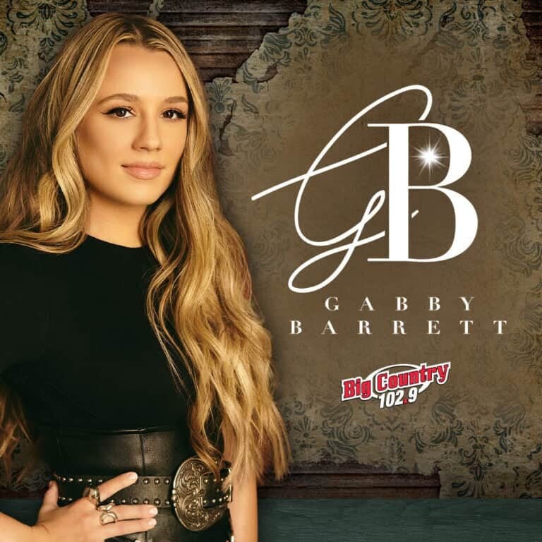 Promotional image featuring Gabby Barrett for Odawa Casino & Resort events.