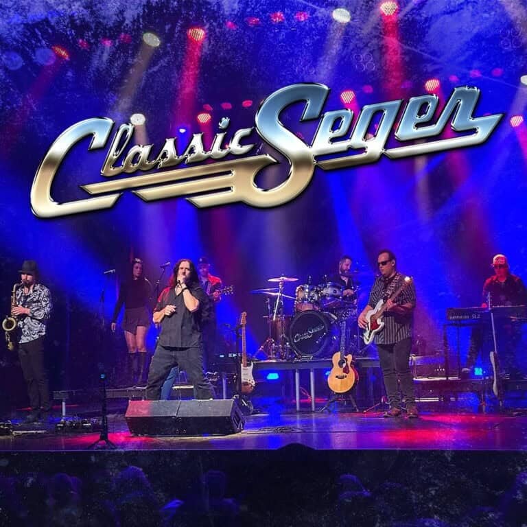 Live band Classic Saga performing on stage at Odawa Casino & Resort.