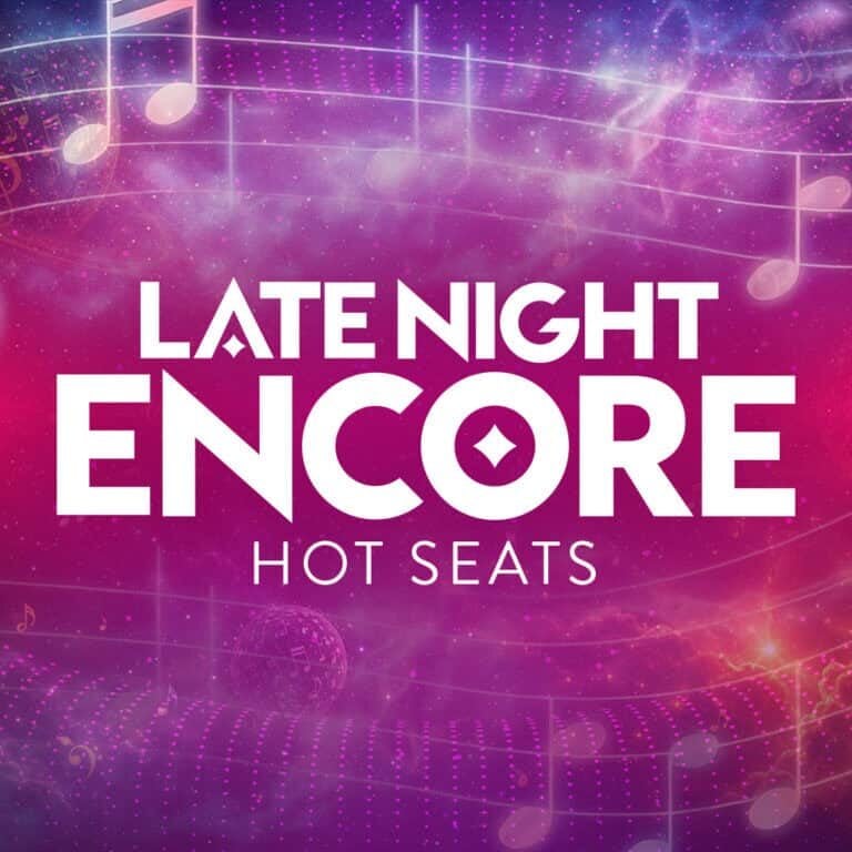 Odawa Casino Late Night Encore Hot Seats promotional event image.