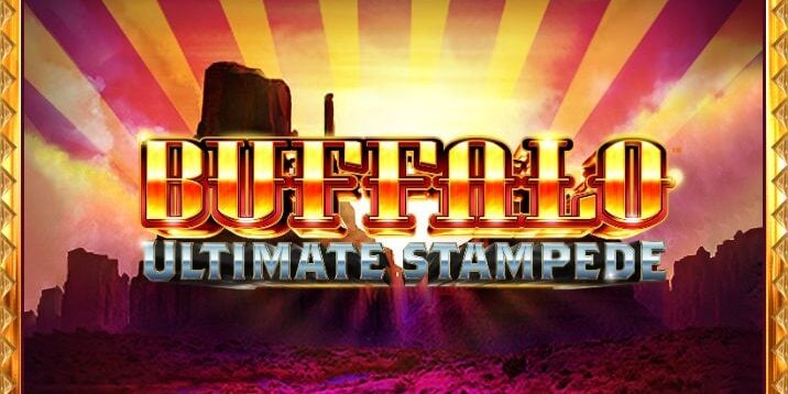 Buffalo Ultimate Stampede casino game promotional banner at Odawa Casino & Resort.