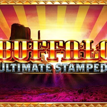 Buffalo Ultimate Stampede casino game promotional banner at Odawa Casino & Resort.