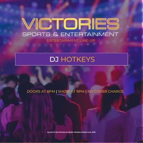 Odawa Casino & Resort event poster with DJ Hotkeys and show details.