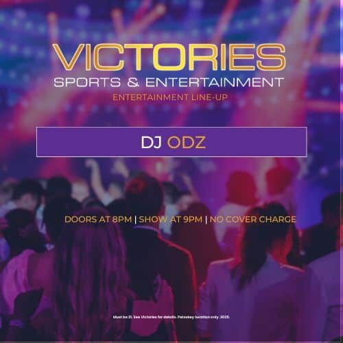 DJ ODZ performing at Victories Sports & Entertainment event.