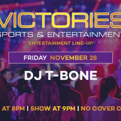 Elegant casino event promotional poster at Odawa Casino & Resort with a DJ performance.