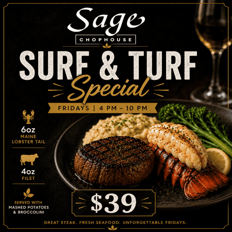 Seafood & Steak Dinner at Odawa Casino & Resort.