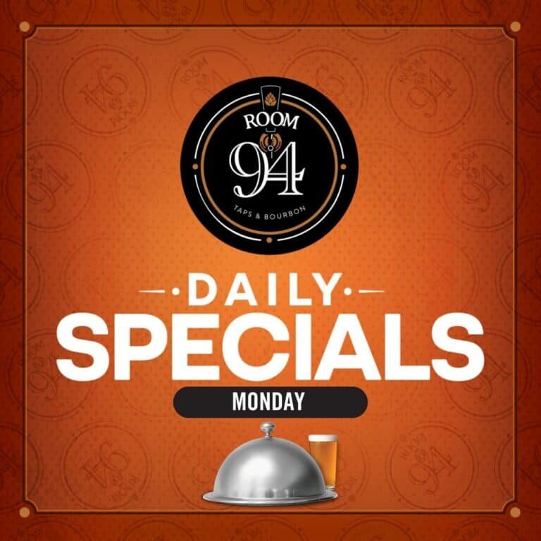 Odawa Casino daily specials promotion with a silver cloche and bourbon glass.