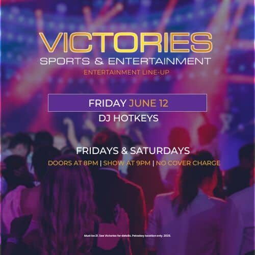 Odawa Casino & Resort entertainment lineup poster.