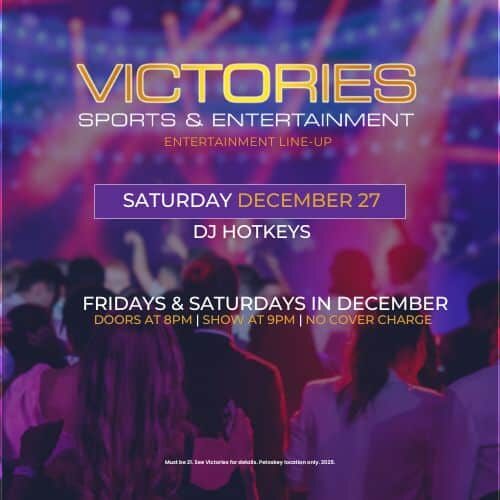 Odawa Casino sports and entertainment event, DJ HotKeys, Saturday December 27.