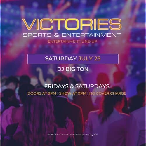 Odawa Casino & Resort event poster for DJ Big Ton performance.