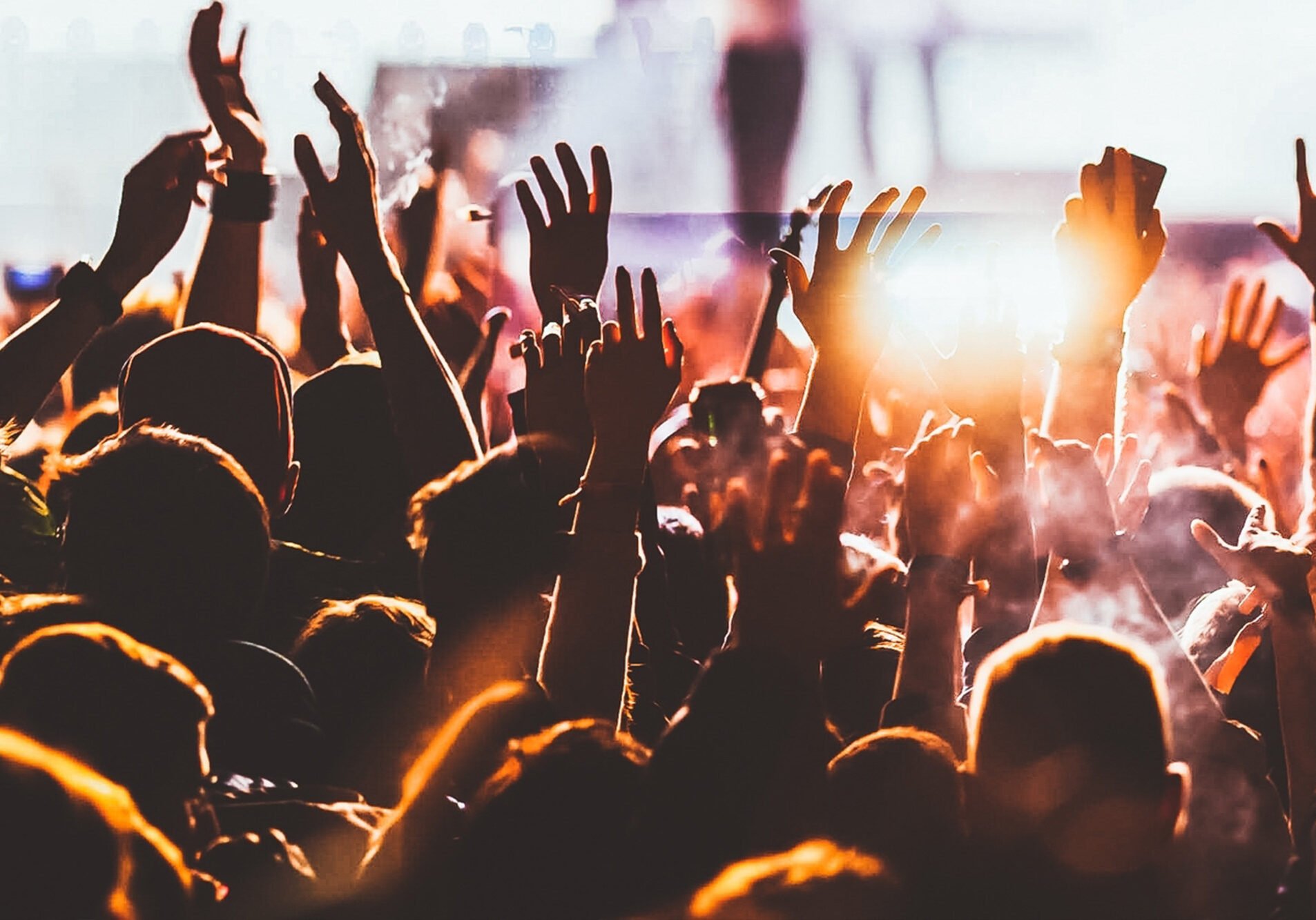Vibrant crowd enjoying live entertainment at Odawa Casino & Resort, Michigan.